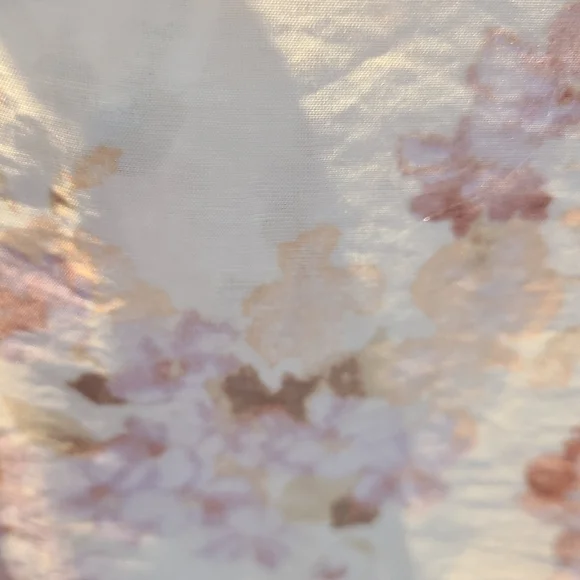 H & M Long Sleeve Pink Floral Blouse Size Small - Picture 7 of 9